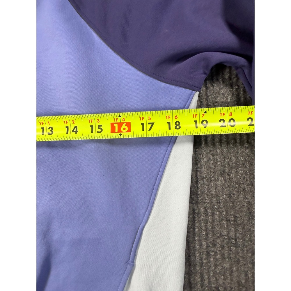 Marmot Womens Purple Colorblock Fleece Funnel Neck Pullover Sweatshirt Size S - Picture 5 of 5